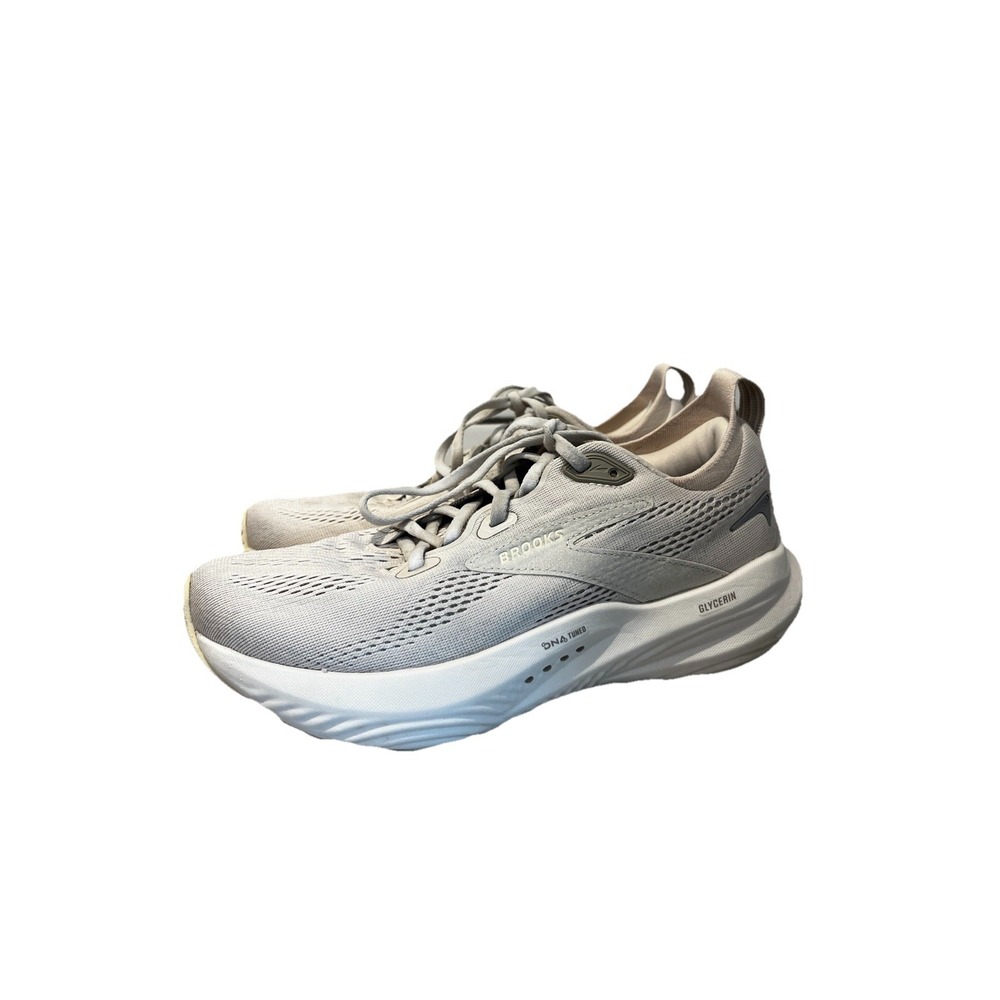 Brooks Glycerin 22 white/beige Women's Size 7 Running Shoes